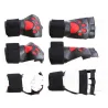 Kinky Puppy Gants Puppy Dog Paw Noir-Rouge